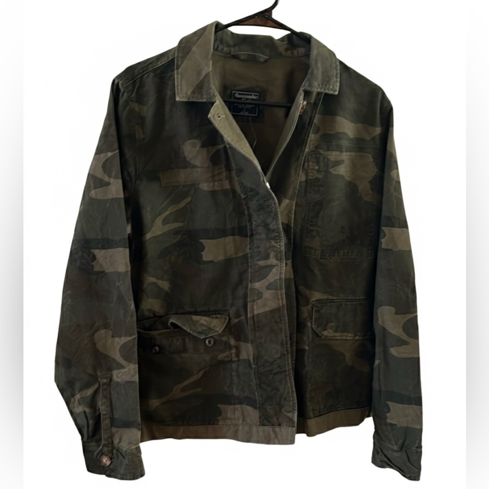 Abercrombie & Fitch Camo Utility Jacket L NWT
